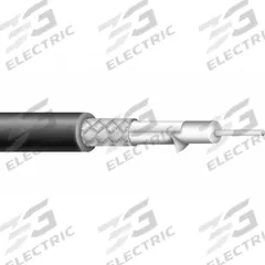 CAROL Coaxial Cable: RG-6, 18 ga Conductor Gauge, 100 ft Cable Lg (MPN C5886). Key specifications — Shielding Material: Aluminum Braid.