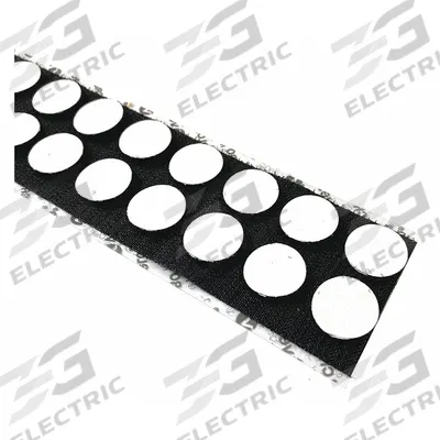 APPROVED VENDOR Hook-and-Loop Fastener: Disc, 3/4 in Overall Dia, Hook-and-Loop, Black - Pre-Cut Discs