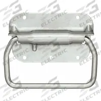 MONROE PMP Folding Pull Handle: Unthreaded Holes, Stainless Steel, Silver, #10 Screw Size, 0.31 in (MPN PH-0288). Key specifications — Brand: MONROE PMP; Projection Type: Non-Recessed; Material: Stainless Steel; Finish: Dull; Color: Silver; Folding Type: Folding; Mounting Type: Unthreaded Holes; Screw Size: #10.