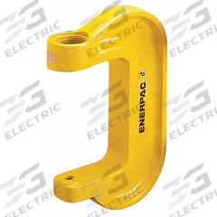 ENERPAC C-Clamp: 20 ton Capacity, For Use w/ RC251/RC2510/RC2512/RC2514/RC252/RC254/RC256/RC258 (MPN A220). Key specifications — attr1088492: A220; attr1088493: ENERPAC; attr1088496: RC254; attr1088500: Foot Mounting Holes; attr1161172: General Purpose Hydraulic Cylinder.