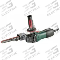 METABO Corded Band File: 3/4 in Belt Wd, 18 in Belt Lg, 270° Rotation, Variable Speed, 3,937 SFPM (MPN BFE 9-20 Set). Key specifications — attr663644: Band File; attr663651: Corded; attr663663: METABO.