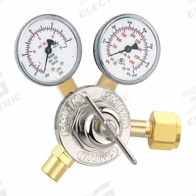 SMITH EQUIPMENT Flow Gauge Regulator: CGA 320 Inlet, 5/8"-18 F RH Outlet - Flow Gauge Regulators