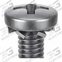 SEMS Screw: External Tooth, #10-24 Thread Size, 1/2 in Lg, Stainless Steel, Passivated, Pan, 25 PK (MPN 1-PPE-10C-50). Key specifications — Drive Size: #2.
