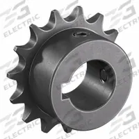 TRITAN Roller Chain Sprocket: 08B, For 1/2 in Chain Pitch, 25 mm Bore Dia, 15 Teeth, Steel (MPN 08BS15H X 25). Key specifications — Brand: TRITAN.