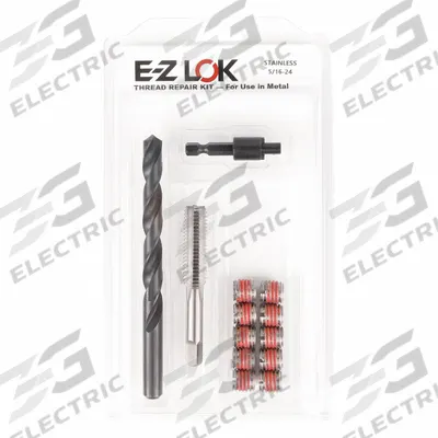 APPROVED VENDOR Self Locking Thread Insert: Std Wall, 5/16"-24 Int Thrd Sz - Self-Locking Insert & Installation Tool Kits