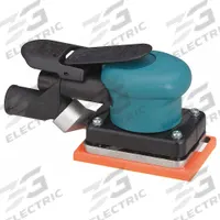 DYNABRADE Air Sheet Sander: Orbital, 0.15 hp, 13 cfm, Central Vacuum, 10,000 RPM Max, 7 in Tool Lg (MPN 58502). Key specifications — attr1320331: Palm; attr1320360: DYNABRADE; attr1330282: 4-1/4 in x 3 in.