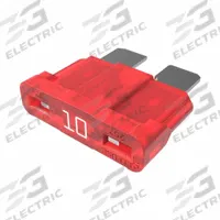 LITTELFUSE Automotive Fuse: ATOF Series, Fast-Acting, 10 A, 32 V DC, Indicating (MPN 0287010.PXCN). Key specifications — Series: ATOF; Brand: LITTELFUSE.