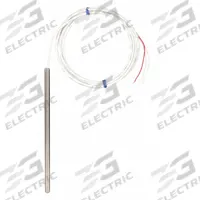 TEMPCO Temperature Probe: 0°F to 900°F /-18°C to 482°C, ±0.3°C/0.12 ohm @ 0°C, 6 in Probe Lg (MPN RTD00577). Key specifications — Cable Length: 6 ft; Brand: TEMPCO; Accuracy: ±0.3 °C/0.12 ohm @ 0 °C.
