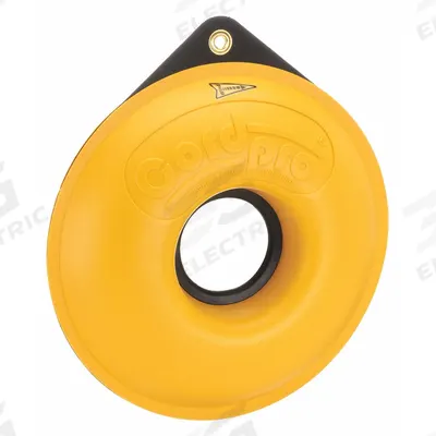 CORDPRO Cord Storage Reel: Keyhole Mount, Yellow, Thermoplastic - Cord Storage Reels