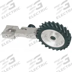 DYNABRADE Contact Arm: 1 in Belt Wd, 30 in Belt Lg, Dynabelter Series, 4 in Wheel Dia, Serrated (MPN 11684). Key specifications — attr1320326: 11475; attr1320321: Serrated; attr1320325: 11684; attr1320329: DYNABRADE.