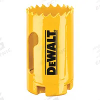 DEWALT Hole Saw: 1 1/4 in Saw Dia., 4/5 Teeth per Inch, 1 3/4 in Max. Cutting Dp, Bi-Metal (MPN DAH180020). Key specifications — attr1098070: 4/5; attr1098087: DEWALT; attr1098073: 5/8"-18.