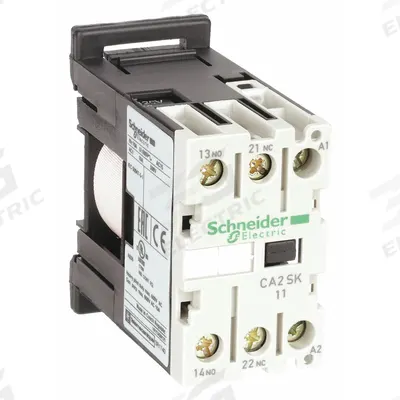 SCHNEIDER Control Relay: DIN-Rail Relay Mounting, 120V AC Coil Volt, 1NO/1NC - DIN Rail-Mounted Relays