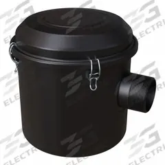 SOLBERG Inlet Vacuum Filter: 5 micron Rating, 99% Efficiency, 13 1/4 in Outside Dia, Carbon Steel (MPN CSL-2541-400B). Key specifications — attr101190: CSL-2541-400B; attr101207: Carbon Steel; attr101193: SOLBERG.