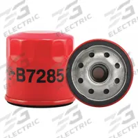BALDWIN FILTERS Oil Filter: B7285, LF3925, M20-1.50 Thread Size, 2 5/8 in Overall Ht, Oil, Kubota. Key specifications — Baldwin Interchange: B7285; FleetGuard Interchange: LF3925; Brand: BALDWIN FILTERS; Compatible Vehicle Make: Kubota; Includes: Anti-Drainback Valve; Media Material: Cellulose.