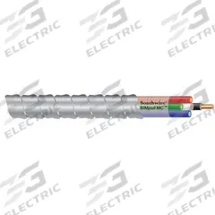SOUTHWIRE Metallic Clad Building Cable: 12 AWG, 3 Conductors, Copper, 1,000 ft, Aluminum, Std, THHN (MPN 13791302). Key specifications — Brand: SOUTHWIRE.