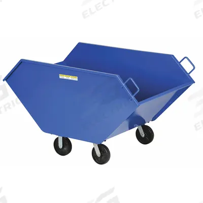 VESTIL Hopper Truck: Not Powered, 26.7 cu ft Cubic Foot Capacity, 2,000 lb Load Capacity - General Purpose Hopper Trucks