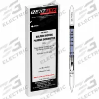 NEXTTEQ Single-Gas Detection Tube: SO2, Dosimeter Tube, Sulfur Dioxide ( SO2 ), Without Pump, 10 PK (MPN NX917). Key specifications — attr914051: Sulfur Dioxide; attr914053: 10 to 600 ppm.