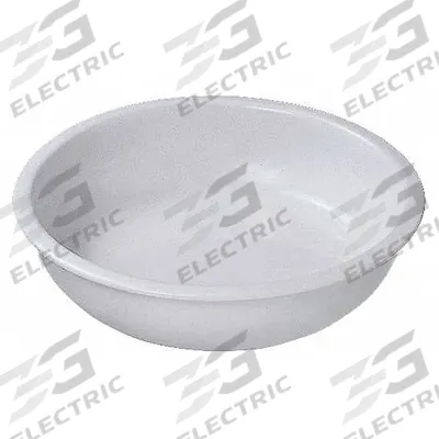 SPRING USA Food Pan: Full Size, Round, 5 qt Capacity, 11 7/8 in Overall Lg - Steam Table Pans