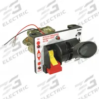 BUYERS PRODUCTS Automotive Switch: Toggle Switch, 4 Way Function, 5 Connections, On/Off, Black (MPN K90). Key specifications — Contact Form: 4 Way Function; Switch Function: On/Off; Actuator Color: Black; Stem Color: Black; Features: Leads Connection; Brand: BUYERS PRODUCTS; Switch Type: Toggle Switch.