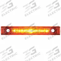 MAXXIMA Clearance Marker Light: Clearance Light, LED, Rectangular, Surface Mount, Amber, Hole/Panel (MPN M20341Y). Key specifications — Lens Color: Amber; Brand: MAXXIMA; Electrical Connection: Lead Connector; Lighting Technology: LED; Mount Type: Hole; SAE Lens Code: PC.
