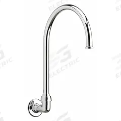 CHICAGO FAUCETS Spout: Spout, Gooseneck, Swivel Spout, Brass, Polished Chrome, 1.5 gpm Flow Rate (MPN 629-GN8FCABCP). Key specifications — Includes: Mounting Hardware; Product Type: Spout; Spout Style: Swivel; Body Material: Brass; Color/Finish: Polished Chrome; Brand: CHICAGO FAUCETS.