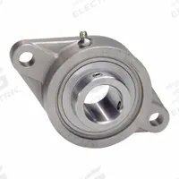 IPTCI BEARINGS 2 Bolt Flange Bearing: Radial Ball, 1/2 in Bore, SS, Set Screws, 4 15/32 in Lg (MPN SUCSFL204-8). Key specifications — Bore Type: Cylindrical; Brand: IPTCI BEARINGS; Lubricant Material: H-1 Grease; Mounting Bolt Size: 5/16 in; Split Housing: Not Split; System of Measurement: Inch.