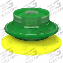PIAB Vacuum Pad: Plain Pad without Adapter, 16 mm Pad Dia, Polyurethane, Green, 18.54 mm Pad Ht, 60A (MPN B25XP.4E). Key specifications — attr1019194: B25XP.4E; attr1019196: PIAB; attr1019197: 60A.