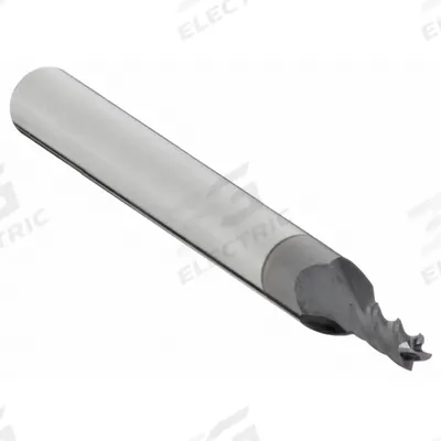 CLEVELAND Square End Mill: Carbide, TiAlN Coated, 4 Flute, 3/32" Mill Dia, 1/4" LOC - General Purpose Carbide Square End Mills