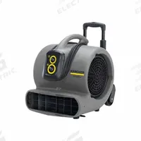 Centrifugal Blower: 3,000 cfm, 1/2 hp, Fixed Frame, 115V AC, 3 Speeds, Gray, Variable, Polypropylene (MPN 1.004-039.0). Key specifications — Product Type: Centrifugal Blower; GFCI Protected: No; Number of Speeds: 3; Housing Material: Plastic; Brand: KARCHER; Nominal Voltage: 115V AC.