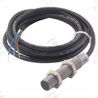 EATON Inductive Cylindrical Proximity Sensor: Non-Terminated Cable, Shielded, 3 Wires, 10-30V DC, NC (MPN E57G-12SNC2-C2). Key specifications — Brand: EATON; AC Supply Voltage Rating: Not Rated; DC Supply Voltage Rating: 10-30V DC.