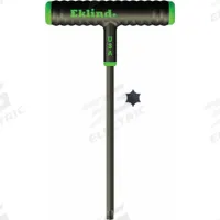 EKLIND Torx key: Power-T, 1 Tips, Torx, Std End, T7 Tip Size, Long, Alloy Steel, Black Finish (MPN 68607). Key specifications — attr1205415: EKLIND; attr1205419: Black Finish.