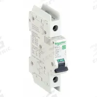 SCHNEIDER ELECTRIC IEC Miniature Circuit Breaker: 35 A Amps, 60V DC, 14kA at 120/240V AC, C60BP (MPN M9F43135). Key specifications — Brand: SCHNEIDER; DC Voltage Rating: 60V DC; Max. AIR Rating: 14kA at 120/240V AC; Terminal Connection: Screw Clamp; AC Voltage Rating: 240/415V AC.