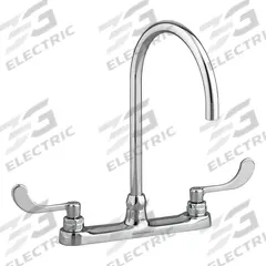 AMERICAN STANDARD Gooseneck Kitchen/Bathroom Faucet: Monterrey, Cast Brass, Widespread, Deck, Chrome (MPN 6409180.002). Key specifications — Series: Monterrey; Brand: AMERICAN STANDARD.