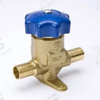MUELLER Diaphragm Valve: 1/4 in Female Sweat, Std Lg Body, 0.6 in Base to Port Center Ht (MPN A 14838). Key specifications — Brand: MUELLER; A2L Compatible: Yes.