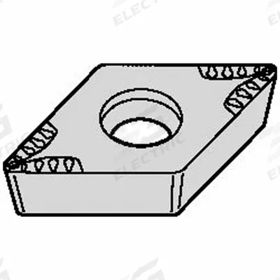 WIDIA POSITIVE INSERT GEO MU: DCMT2151MU - Diamond Indexable Turning Inserts