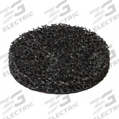 SCOTCH-BRITE Hook-and-Loop Surface Conditioning Disc: 5 in Dia, Silicon Carbide, Extra Coarse - Coating-Removal Discs for Thin-Gauge Metals