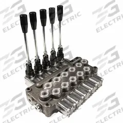 HYDRO CUSTOM Hydraulic Directional Control Valve: Four-Way / Three Positions, Tandem Center (MPN 228903). Key specifications — attr1017968: HYDRO CUSTOM; attr1017969: Tandem Center; attr1018005: Spring Center.