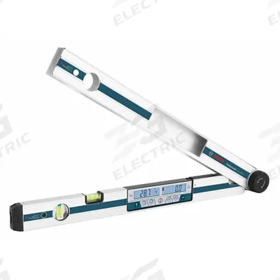 BOSCH Digital Angle Finder: 0°to 270°, Included, 2 Level, 26 7/8 in x 2 in, LCD - Digital Inclinometers