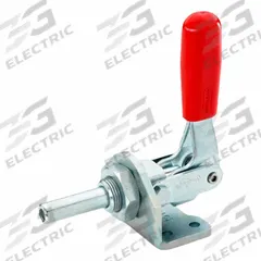 JW WINCO Push-Pull Toggle Clamp: Through-Hole Base Mounting, Std Clockwise Handle, 110 mm Arm Lg, M8 (MPN 843.1-165-ASW). Key specifications — attr668705: M8; attr668707: 708.1-M8-68-A-ST; attr668201: JW WINCO.