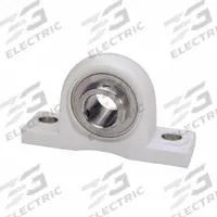 IPTCI BEARINGS Pillow Block Bearing: 35 mm Bore, Polymer, Set Screws, 47.6 mm Shaft Ht, 430 RPM (MPN SUCTP207-35MM IP69K). Key specifications — Brand: IPTCI BEARINGS; Maximum Speed: 430 RPM; Mounting Bolt Size: M14; Standards: AFBMA; System of Measurement: Metric.