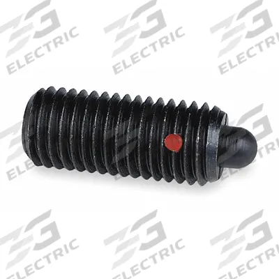 TE-CO Spring Plunger: Slotted, Steel Body w/ Plunger, M4x0.7, 3 N to 10 N Nose Force - Slotted-Drive Spring Plungers