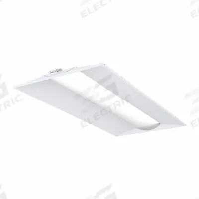 LITHONIA LIGHTING Recessed Troffer: 4 ft Lg, 2 ft Wd, 4,000 lm_5,000 lm_6,000 lm - 2 ft. x 4 ft. LED Center-Basket Troffers