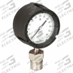 ASHCROFT Pressure Gauge with Diaphragm Seal: 0 psi to 60 psi, 1259/311-312, 4 1/2 in Dial, Glycerin (MPN 451259SD04L/50312SS04TXCG60#). Key specifications — Brand: ASHCROFT; Gauge Case Liquid: None; Seal Fill Liquid: Glycerin; Seal Lower Housing Material: 316L Stainless Steel; Accuracy: ±1.00%; Gauge Wetted Parts: Stainless Steel.
