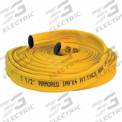 JAFX4 Fire Hose: 4-Layer, 1 in Hose Inside Dia, 50 ft Hose Lg - Attack Fire Hoses