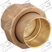 APPROVED VENDOR Sweat Fitting Union: 3 in CTS x 3 in CTS, Cup x Cup, Rolled Center Stop, Drain (MPN 24W576)