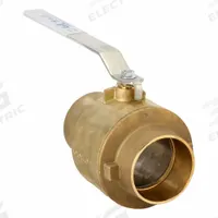 APOLLO Manual Two-Way Ball Valve: 4 in, Brass, Straight, Sweat x Sweat, 400 psi Max. Pressure (CWP) (MPN 77FLF24A01). Key specifications — Brand: APOLLO; Handle: Lever.