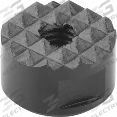 KIPP Through-Hole Insert w/Serrated Face: 12 mm Dia, M5, 12 mm Ht, Serrated (MPN K0385.1212). Key specifications — Brand: KIPP.