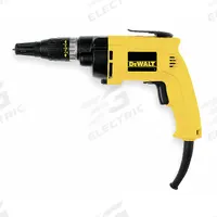 DEWALT Screwdriver: 1/4 in Drive Size, 132 in-lb Torque - Max, Trigger, Pistol Grip, 120 V AC Volt (MPN DW257). Key specifications — attr1190321: Screwdriver; attr1169599: Trigger; attr1169614: DEWALT.