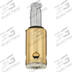 KISSLER Stem: For Kohler Brass Plunger Series, Use with Hot Water, Brass, Compression, (1) Hot Stem (MPN 11-0975H). Key specifications — Compatible Series: Kohler Brass Plunger; For Water Temperature: Hot; Compatible Brand: Kohler; Product Type: Stem; Includes: (1) Hot Stem; Material: Brass.