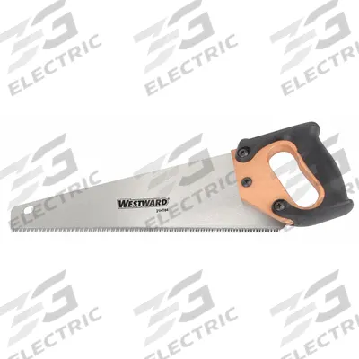 WESTWARD Hand Saw: 15 in Blade Lg, Steel, 18 1/2 in Overall Lg, 7 - Carpenter's Saws